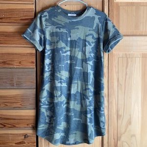 Camo dress with pockets